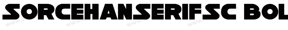 SorceHanSerifSC Bold字体转换